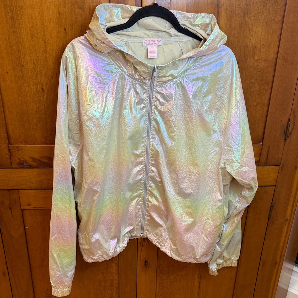 Love Theory Essentials Iridescent Utility Jacket/Windbreaker XXL - Avant Garde